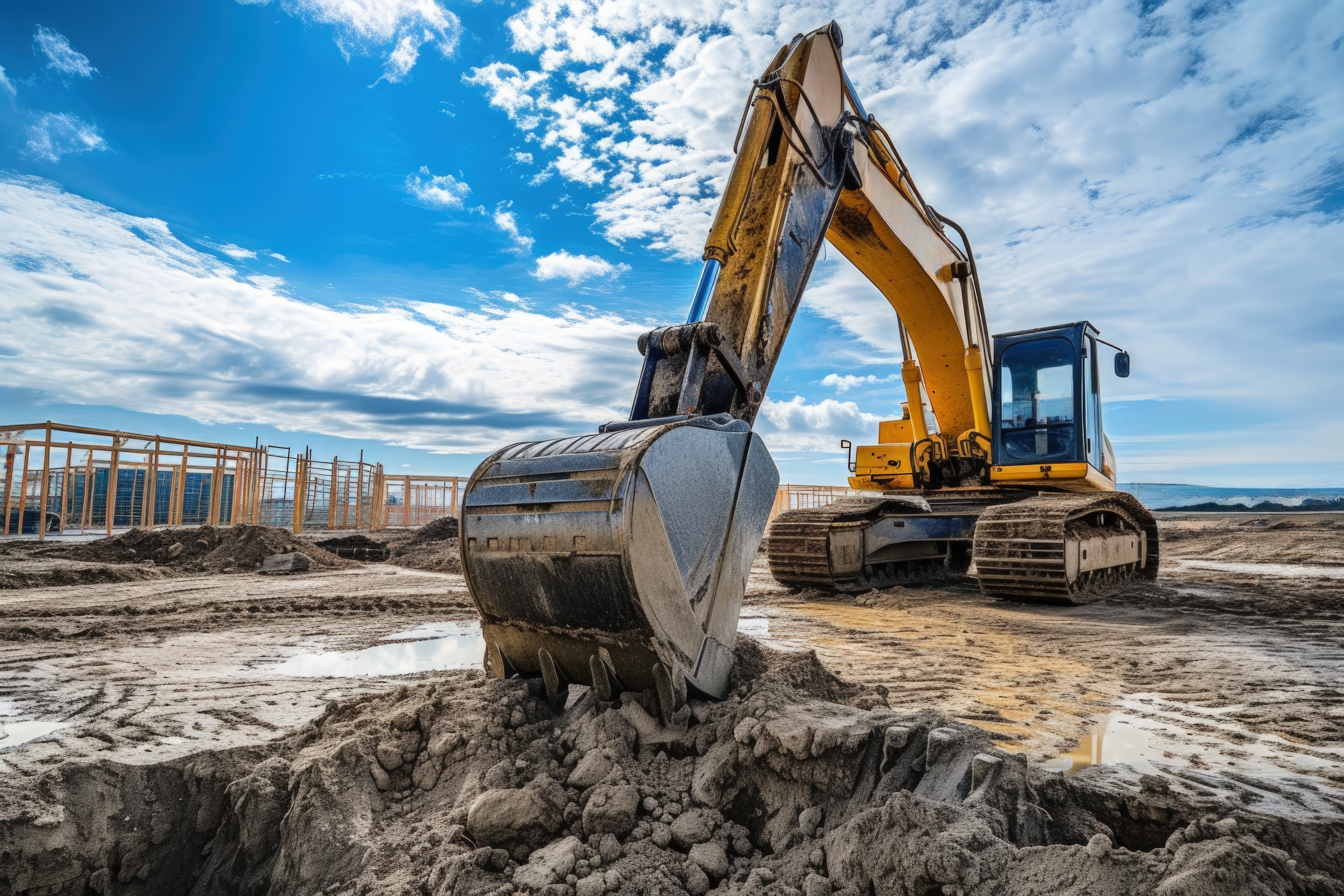 Caminhão comboio da Frota Construções
